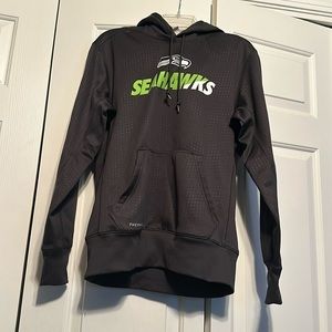 Nike Seattle Seahawks Grey On Field Hoodie (2016 era) rare